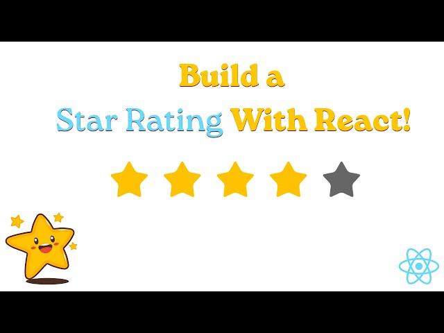 How to Code a Smooth Star Rating UI in React JS | MYG CODING ⚛️⭐️ (6 Mins)