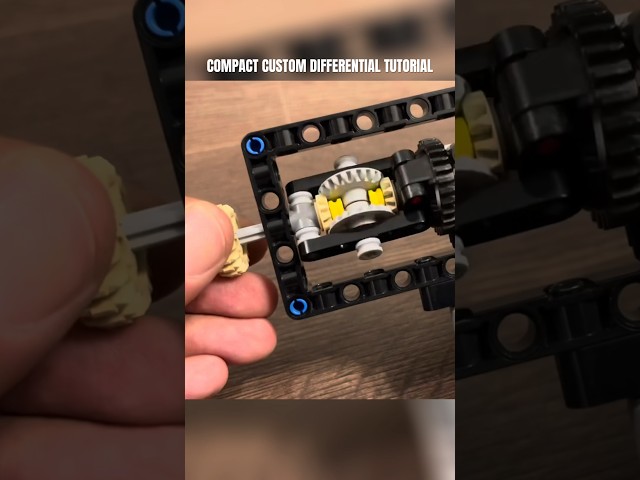 LEGO Technic Compact Custom Differential Tutorial & Test