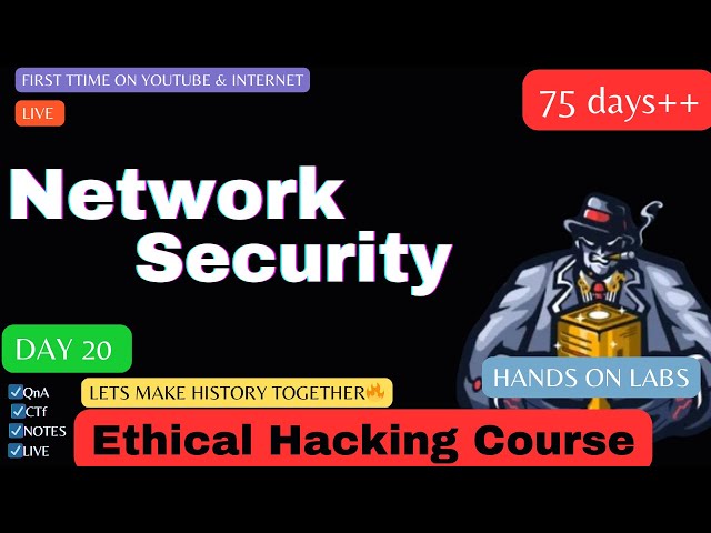 Day 20 of 75 Network Security labs -Ethical hacking full course with notes - 2024 Edition | Hindi