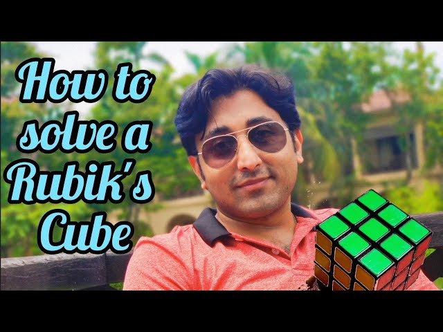 How to solve a Rubik's cube in 5 minutes #rubik3x3 #rubikcube #howtosolverubikscube