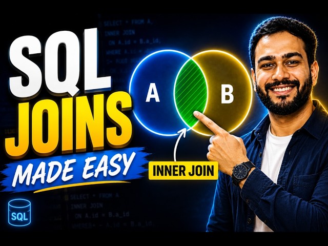 Complete SQL JOINS For Beginners | SQL JOIN Queries with Examples | SQL Joins for Interviews