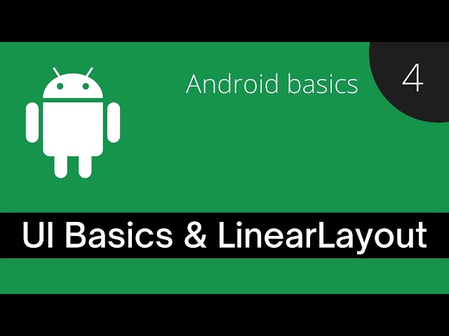 View, ViewGroup and LinearLayout - Android basics in Kotlin