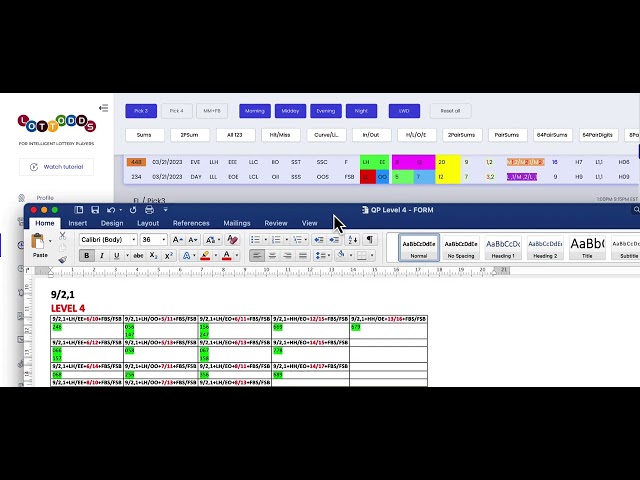 LOTTODDS.COM: How Click2 Quick Pick Works