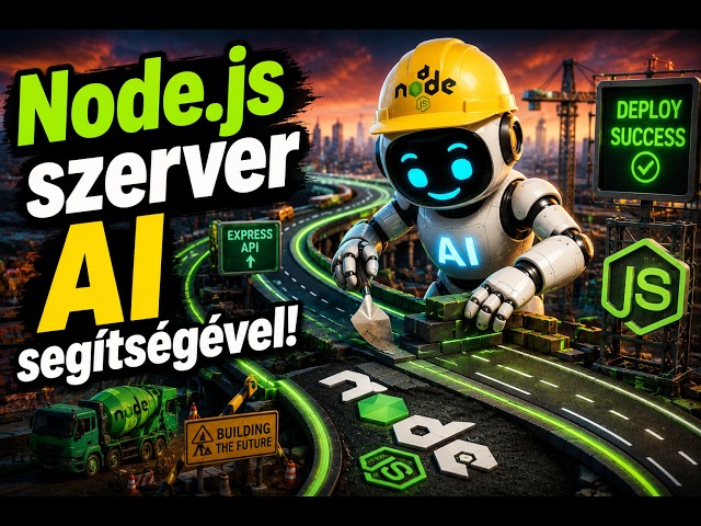 Node.js szerver AI segítségével!