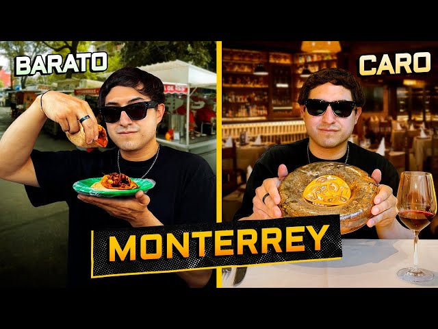 Eating at the CHEAPEST and MOST EXPENSIVE places in Monterrey - MrX