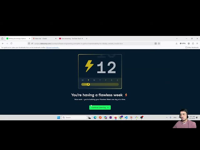 Becomming AI Engineer/Scientist LIVE #34 - SOFTWARE ENGINEERING PRINCIPLES FOR PYTHON IV