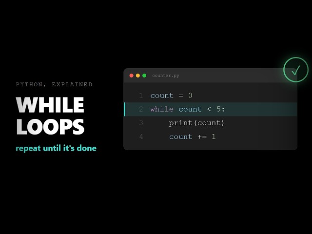 While Loops in programming Explained (With Live Code Execution)