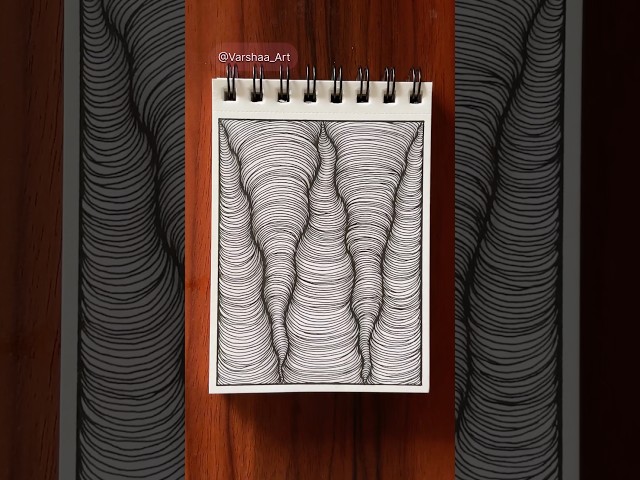 Day 425 - Easy Doodle Art Tutorial #doodle #doodleart #easy #drawing #art #zentangle #zen