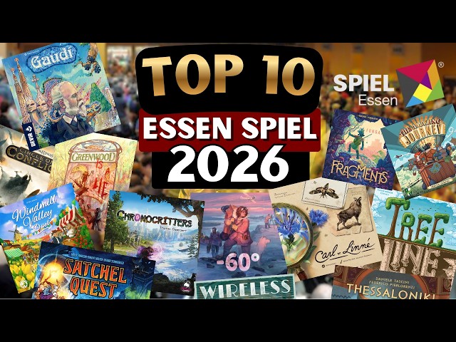 The Ultimate Essen Spiel 2026 Most Anticipated Board Games! | Top 10 Board Games