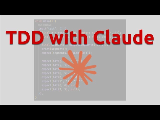 Quickly implementing Test Driven Development with AI