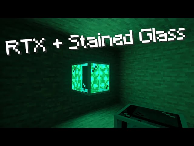 Minecraft RTX: Ray Tracing + Stained Glass