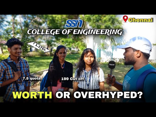 I Visited the TN's Top Private Engineering College | SSN College of Engineering Chennai review