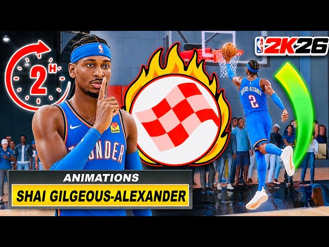 2 HOURS of PLAYING JUST LIKE SHAI GILGEOUS-ALEXANDER in the RANDOM REC (NBA 2K26)