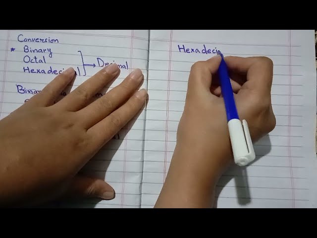 Number System Conversions, Binary , decimal, octal, Hexadecimal part 1