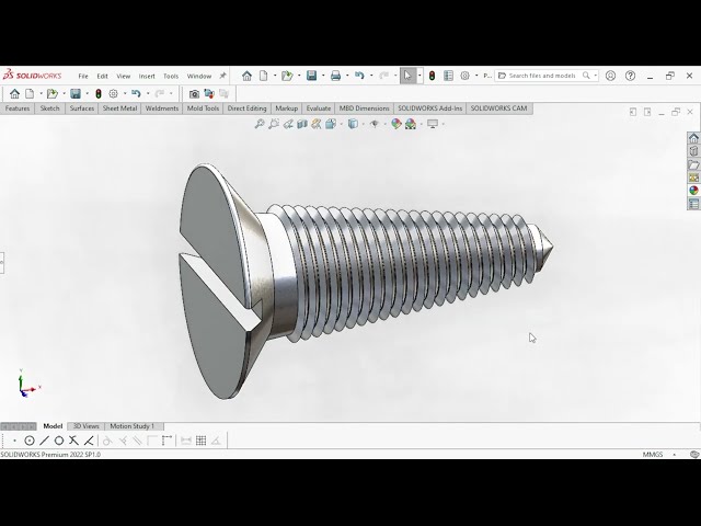 Solidworks tutorial | wood screw #solidwork #yantrikdesigns #cad #cadtutorials