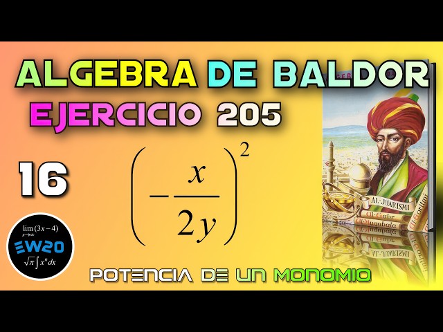 Baldor's Algebra From Scratch Exercise 205 16