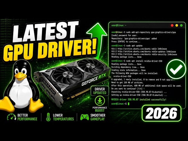 How to Install the Latest Graphics Drivers in Linux (2026 Guide)