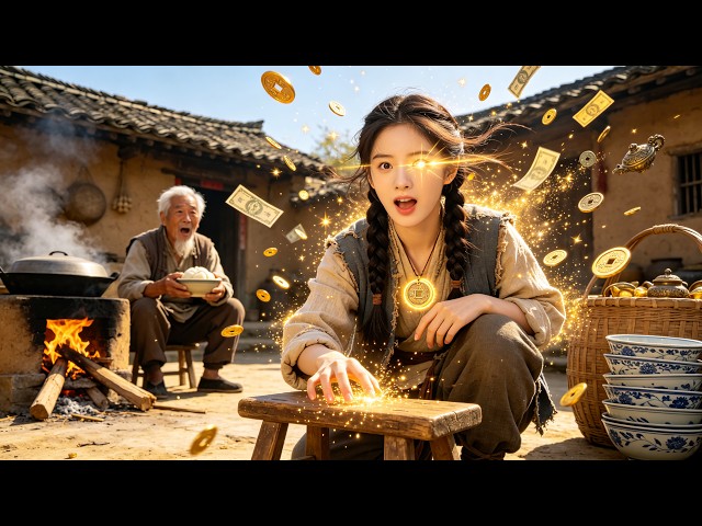 A Country Girl Accidentally Gains the "Money Eye" Superpower! Her Old Home Stool Turns Out to be ...