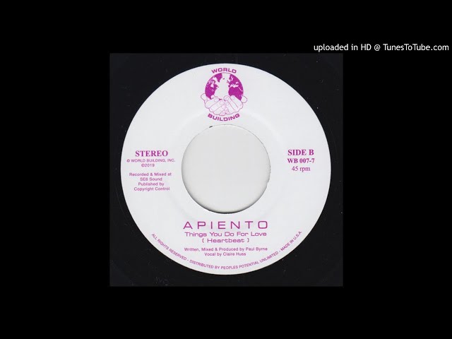 Apiento ‎– Things You Do For Love (Heartbeat)