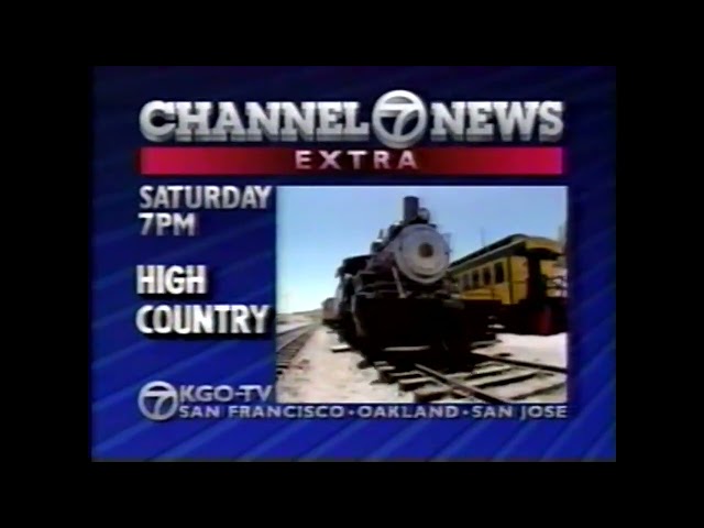 KGO (ABC) "Channel 7 News Extra: High Country" Promo 1987