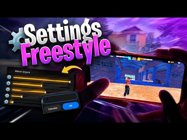 Freestyle Headshot Settings ⚙️☠️| Best Sensitivity + Hud + Handcam 🇧🇷🔥 Free Fire Highlights 