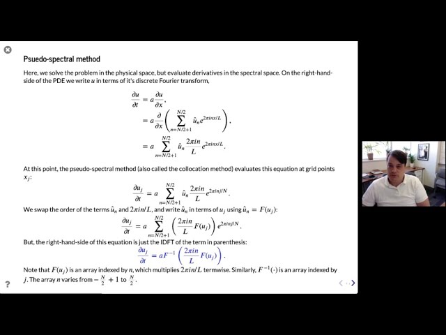 Introduction to Spectral Methods for Partial Differential Equations