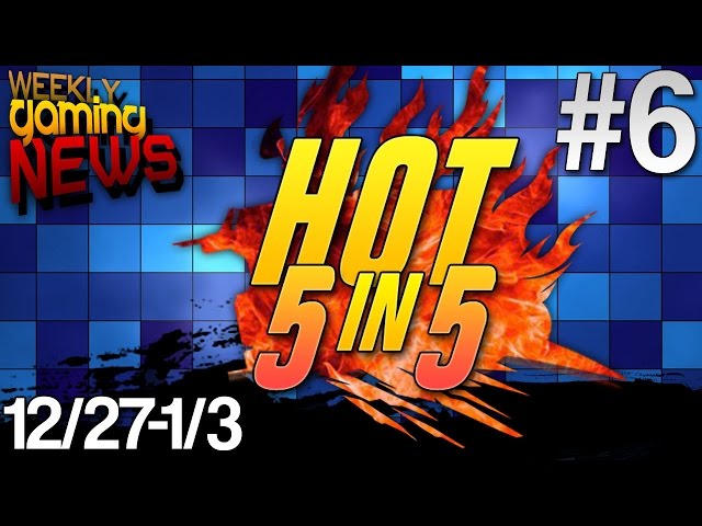 Hot 5 in 5 Gaming News - Hot 5 in 5 #6 | Lizard Squad Arrests, Free Stuff from PSN, Steam Thriving