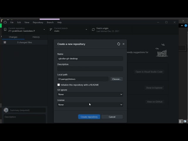 Menggunakan Git dan GitHub Desktop 2022 [NO SOUND]