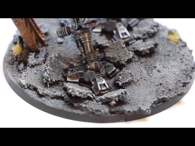 Easy Cracked Concrete / Tarmac Basing Tutorial