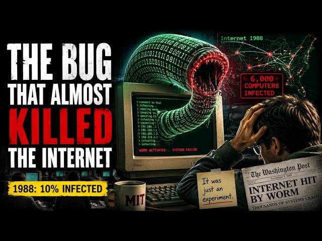 The Bug That Almost Killed the Internet | The Morris Worm Explained