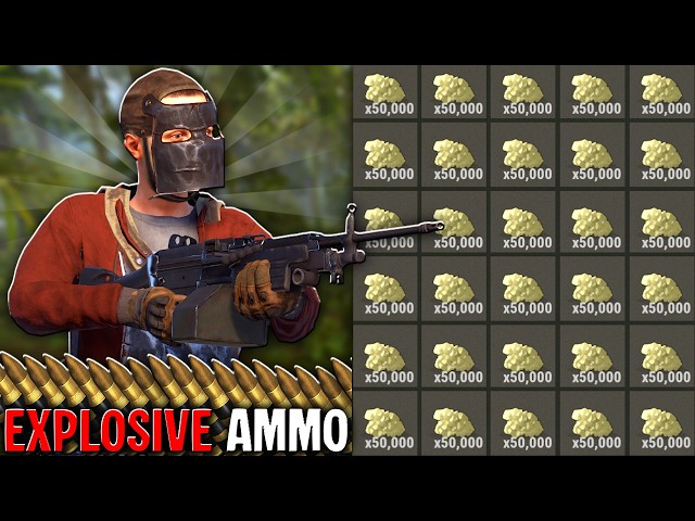 Raiding a RICH P2W Clan with EXPLOSIVE AMMO! (HUGE PROFIT) | Rust