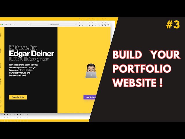 Build Your Portfolio Website | Projects & Contact Section (HTML & CSS)