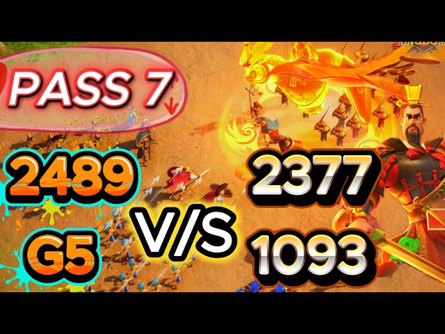 Pass7: 2489 + G5  Vs 2377 + 1093   #4 TTP Coming