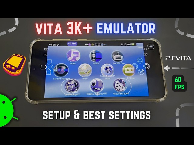 New PS VITA3K+ Emulator on Any Android Phone - Full Setup, TEST & Best Settings!
