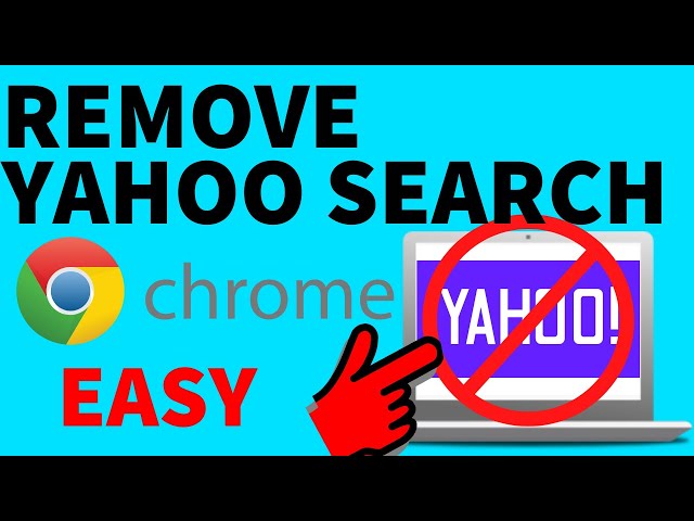 How to Fix Google Chrome Search Engine Changing to Yahoo - Remove Yahoo Search