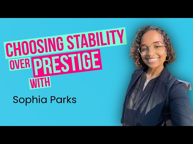 Two Postdocs, Stanford, and still no stability: Why Sophia chose security over prestige