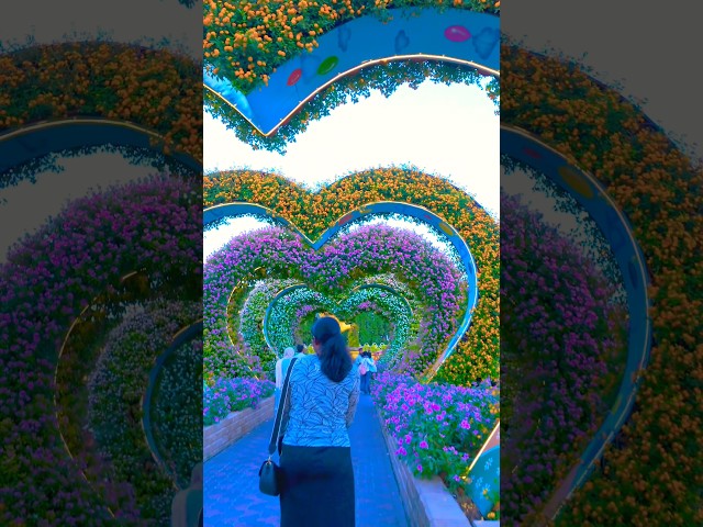 Dubai Bloomed Into Beautiful ✨ #dubai #miraclegarden #wow #travel #viral #trending #uae