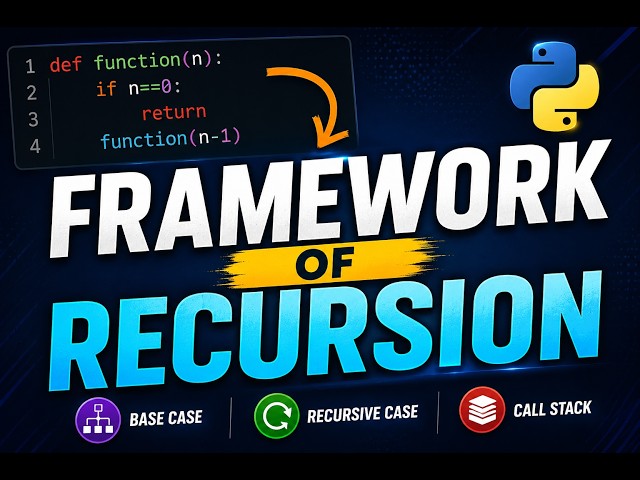 03 Structure of Recursion Explained | Base Case, Recursive Case & More | Python