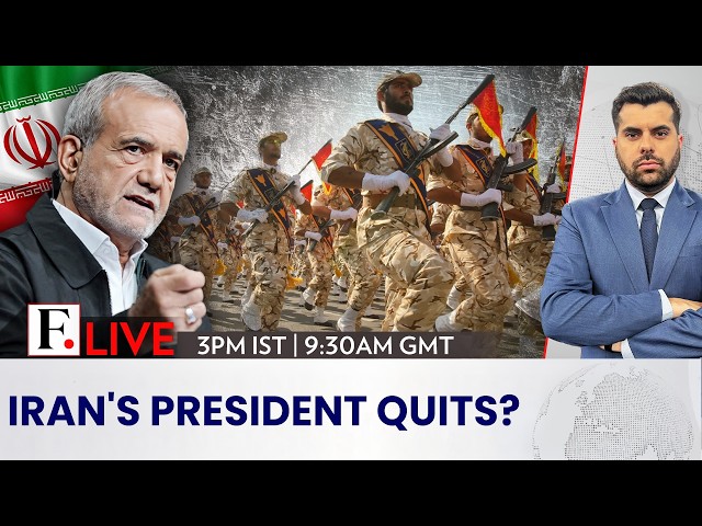 LIVE | Iran: Pezeshkian Resignation Reports Fuel IRGC Takeover Claims | Firstpost Live