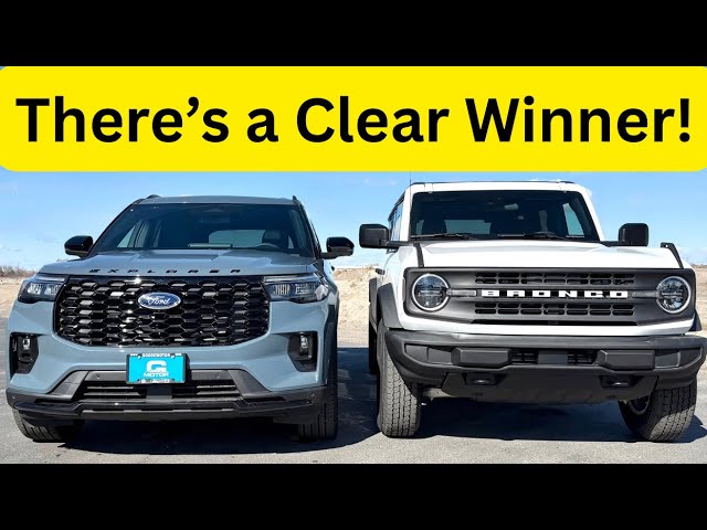 2026 Ford Bronco vs. 2026 Ford Explorer | Honest Comparison Review 