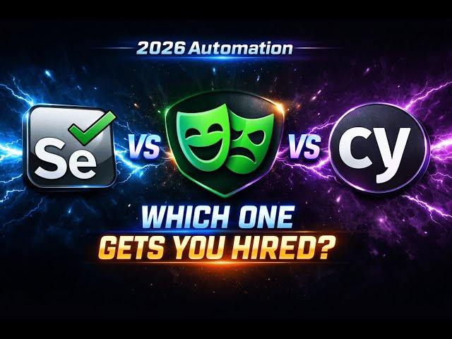 Selenium vs Playwright vs Cypress | Which One Actually Gets You Hired? | Best automation tool ?