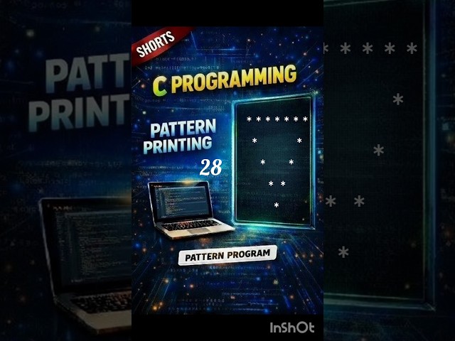 Inverted hollow triangle Pattern | Pattern Printing-28 | #shorts #coding #programming # viral