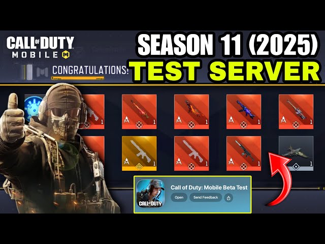 Season 11 Test Server Cod Mobile 2025 | Codm Test Server 2025 | How to Download Test Server in CODM