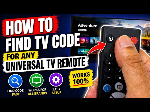 How to Find TV Code for Any Universal TV Remote