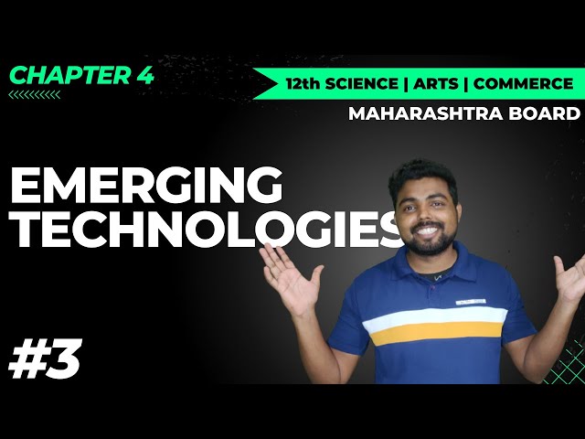 3. AI (Artificial Intelligence) |Chap. 4 Emerging Technologies | | Maharashtra Board