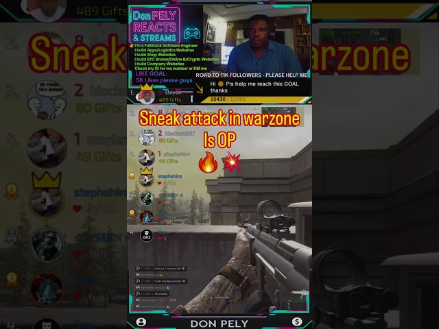 Sneak attack in Warzone is just too OP 🔥💥  😎🎮 #warzone #callofduty #codwarzone #fyp #cod