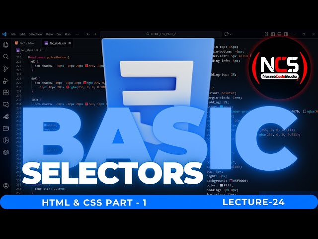 HTML & CSS PART - 1: