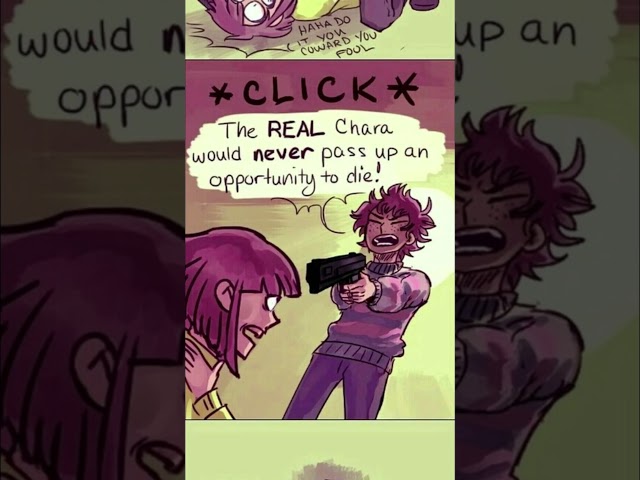 IMPOSTER! Frisk Kris and Chara! Undertale Comic Dub! KFC! #Undertale #shorts