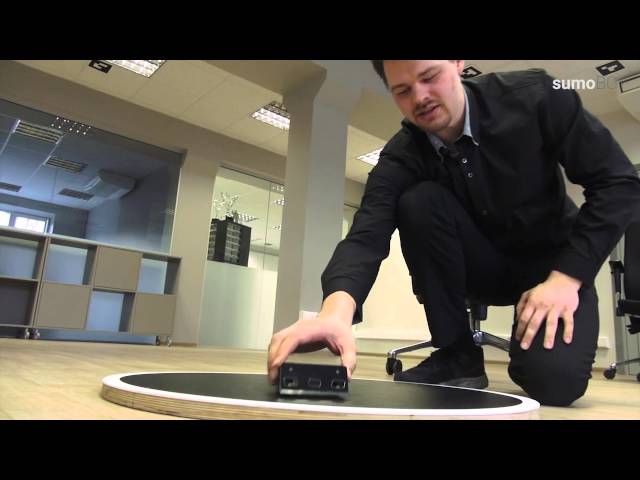 Few examples of Mini Sumo robot competition strategies