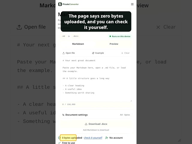 Don't paste a contract into a random online converter.